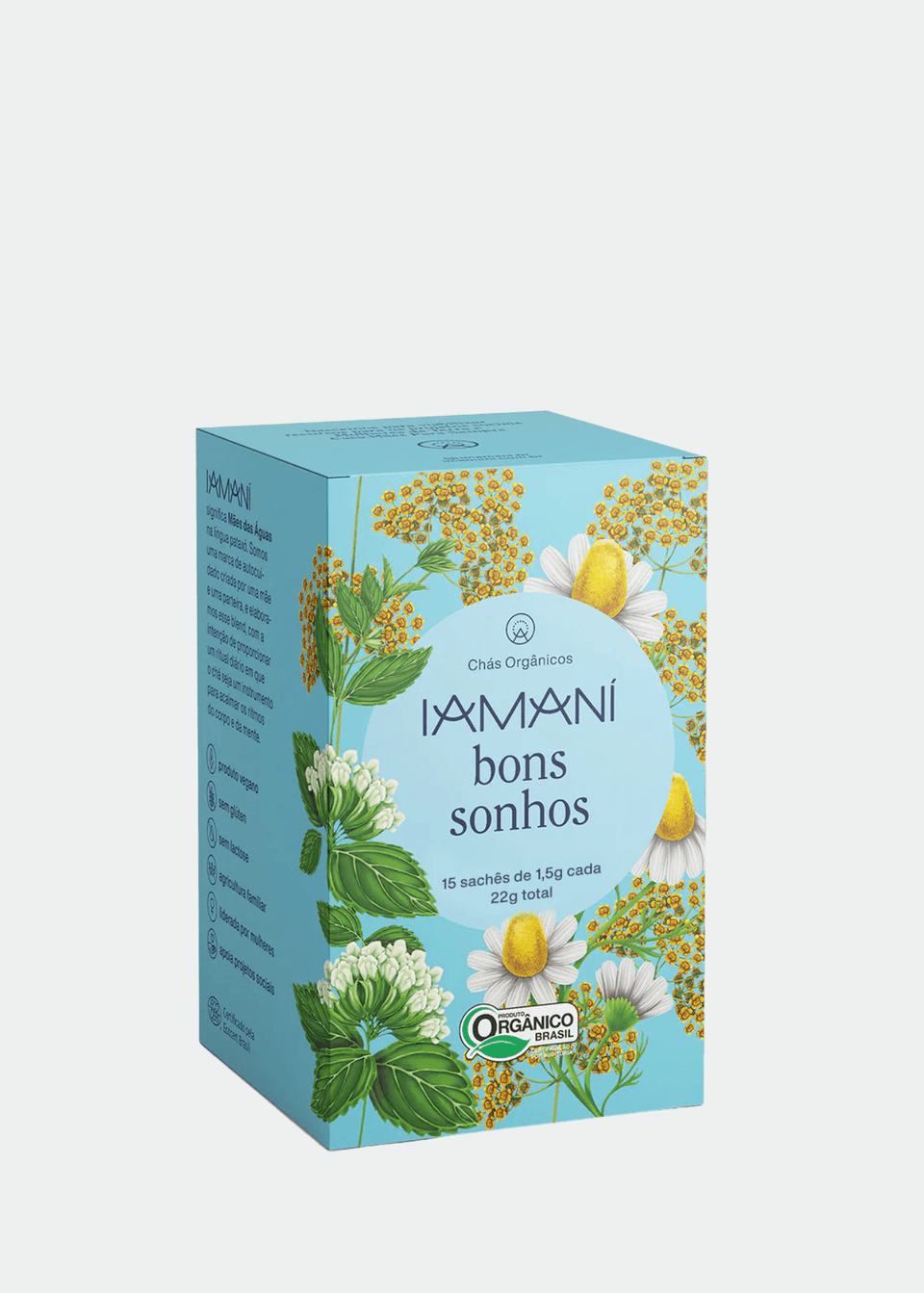 Chá Orgânico Bons Sonhos Iamaní - 15 Sachês